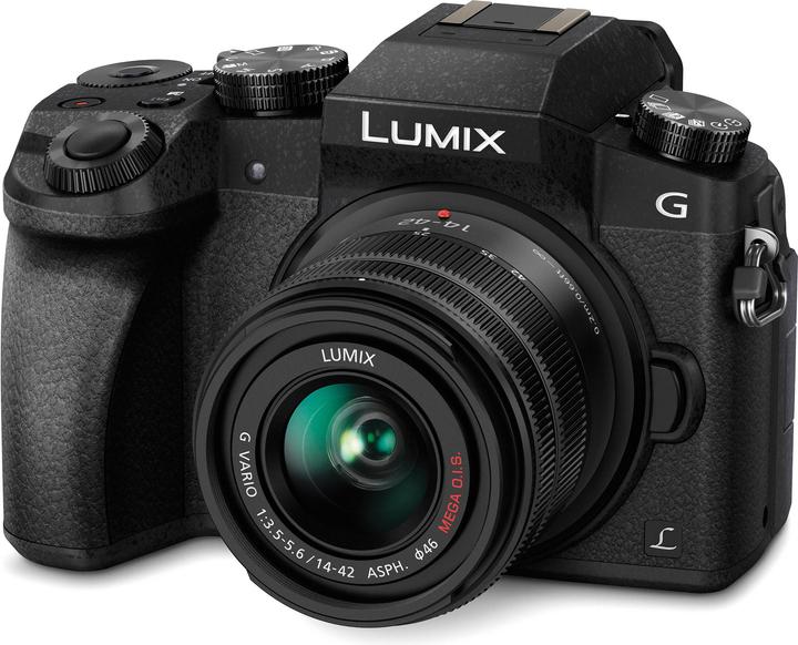 Produktbild Panasonic DMC-G70 + Lumix G Vario 14-42mm f/3.5-5.6 (14 - 42 mm, 16 Mpx, Micro Four Thirds)