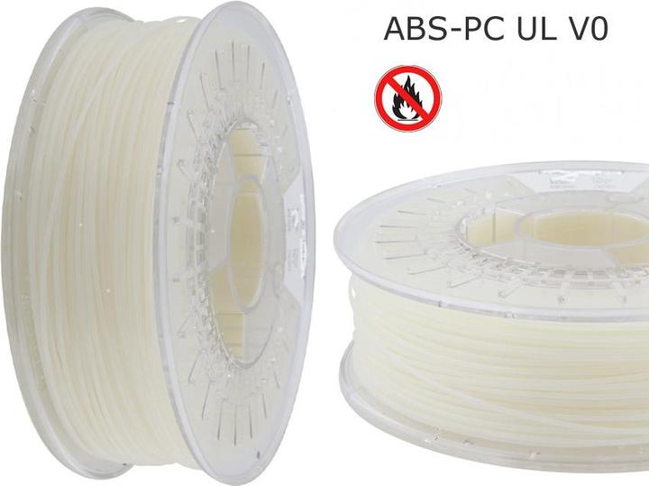 Volaprint ABS-PC UL 94VO ignifugé 1.75mm 1.0kg natural (ABS, 1.75 mm, 1000 g, Transparent)