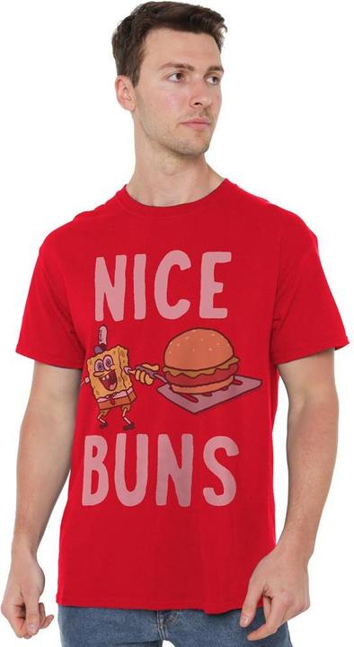 Immagine prodotto Spongebob Squarepants Nice Buns Maglietta Uomo (4XL)