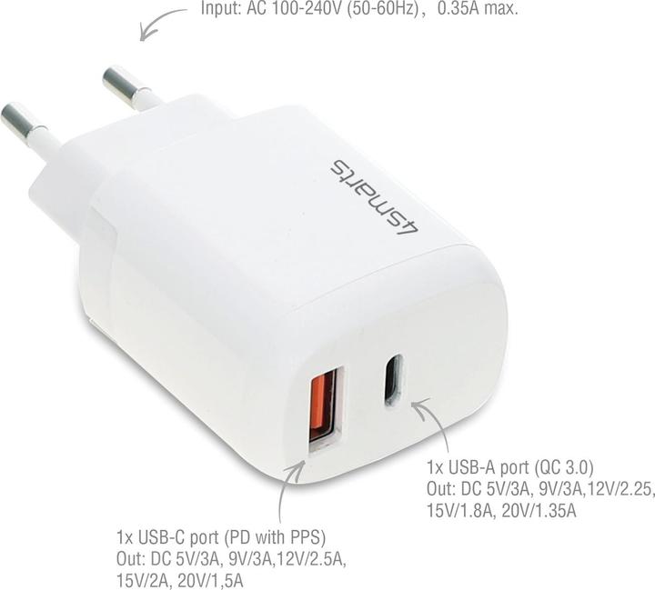 Actual product image 4smarts DoublePort (30 W)