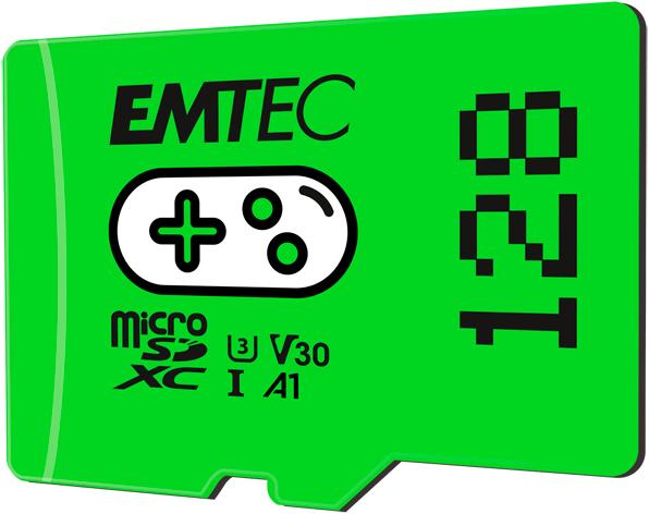 Image du produit Emtec Gaming (128 Go, microSDXC, U1, UHS-I)