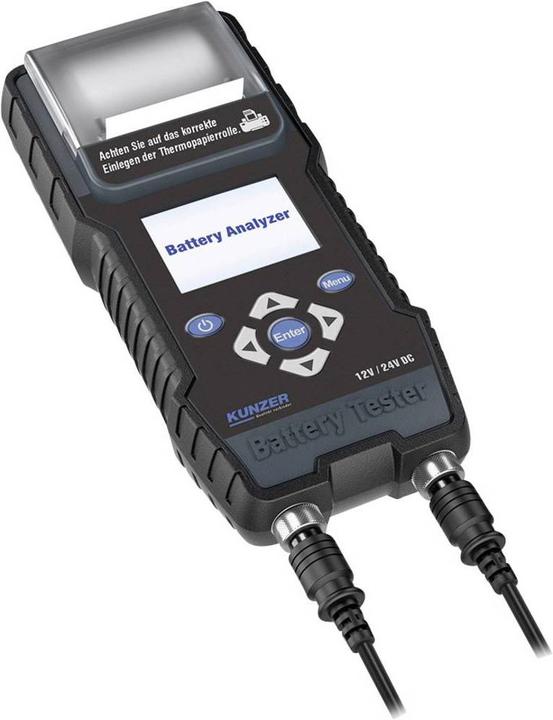 Produktbild Kunzer Kfz Batterietester mit Drucker für 12 und 24 Volt