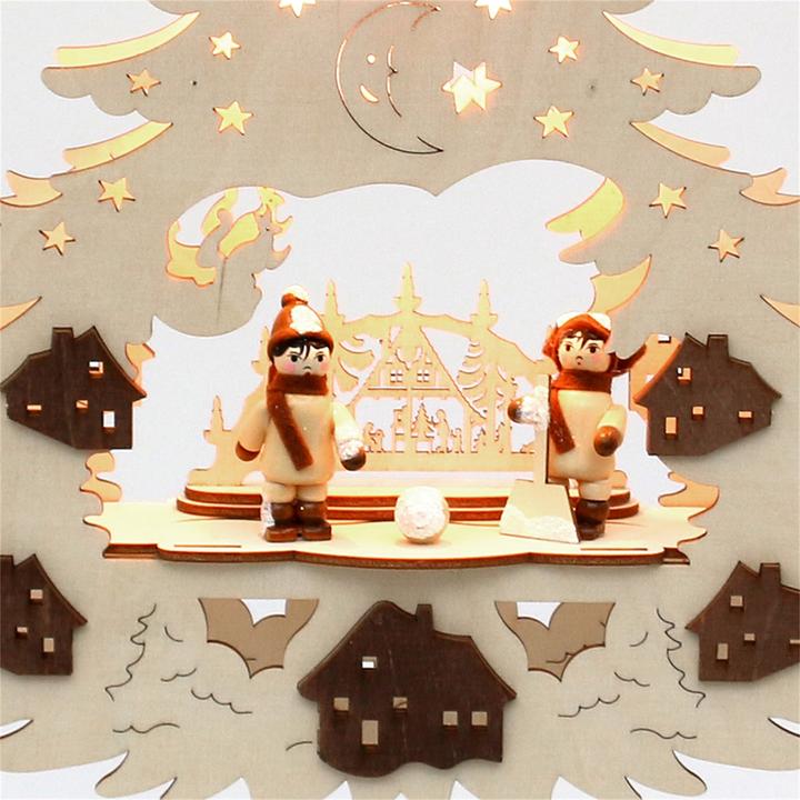 Produktbild SIGRO Holz Fensterbild, beleuchtet