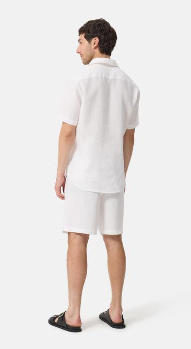 Image du produit Cash-Mere Chemise en lin à manches courtes (L)