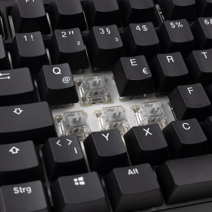Produktbild Ducky Tinker 75 Gaming-Tastatur, RGB - MX-Speed Silver (ISO-DE) (DE, Kabelgebunden)