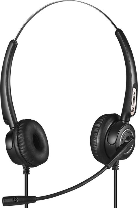 Sandberg Casque stéréo Pro USB, RJ9, RJ11 (Filaire, USB-A)
