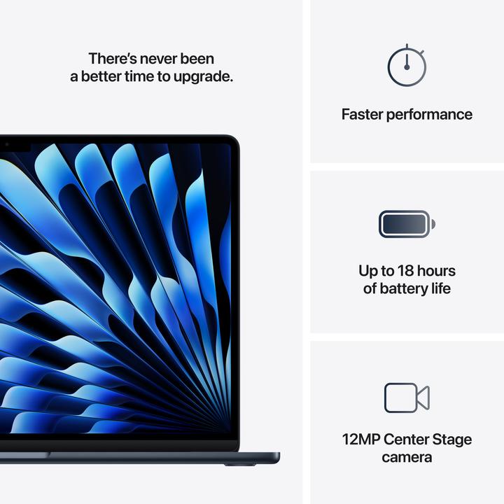 Produktbild Apple MacBook Air – 2025 (15.30", M4, 32 GB, 2000 GB, DE)