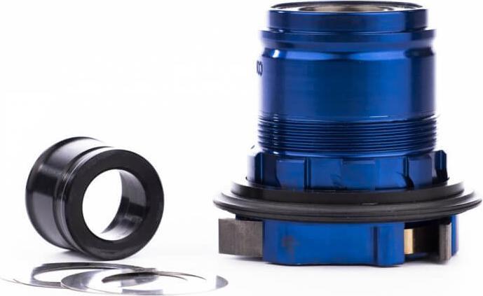 Image du produit Tune Kit de conversion roue libre : Sram XDR/XD 3 cliquets, roulement standard, pour X-12 (142x12), bleu
