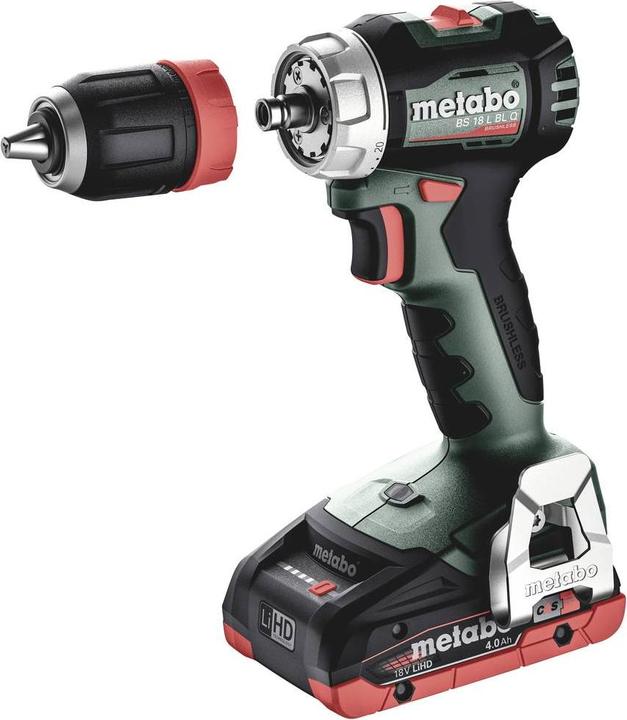 Produktbild Metabo BS 18 L BL Q 613156800 Akku-Bohrschrauber 18 V 4 Ah Li-Ion inkl. 2. Akku (Akkubetrieb)
