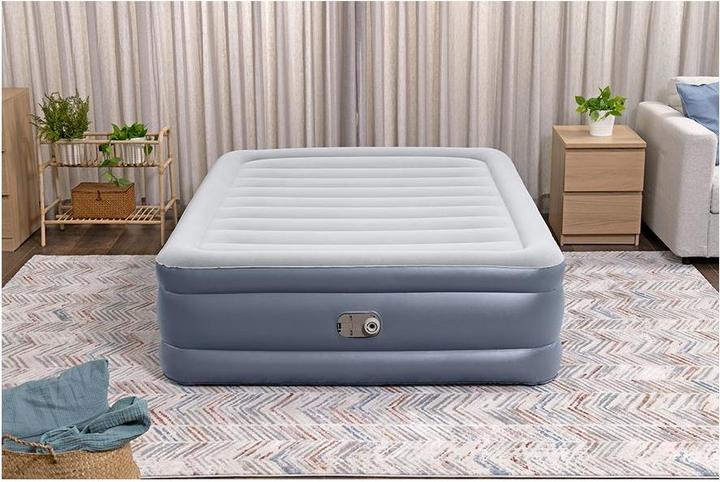 Image du produit Bestway Lit gonflable matelas 2 places Tritech avec pompe électrique intégrée et revêtement antimicrobien 2