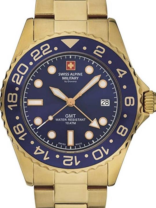 Immagine prodotto Swiss Alpine Military Subacqueo GMT (Orologio da polso analogico, 42 mm)