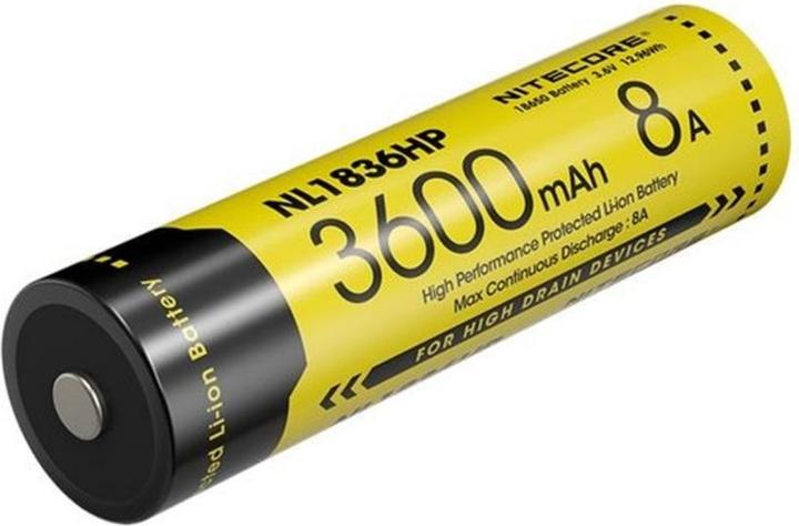 Immagine prodotto Nitecore Batteria Li-Ion 18650 - 3600mAh - NL1836HP