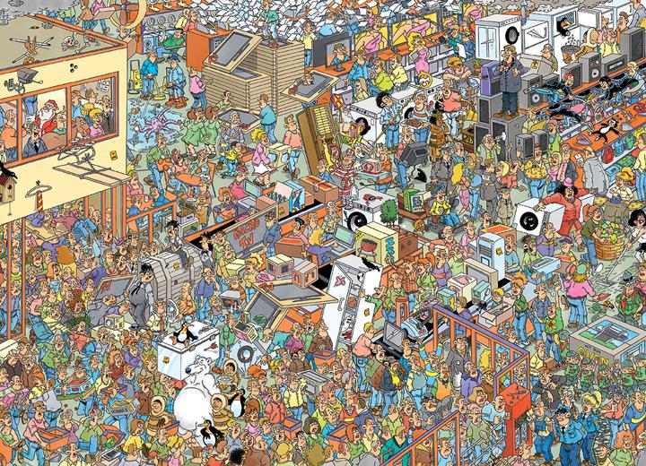 Immagine prodotto Jumbo Puzzle Black Friday (1000 pezzi)