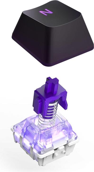 Actual product image NZXT Keyb. Function2 Full Size Black KB-001NB-EN (DE, Cable)