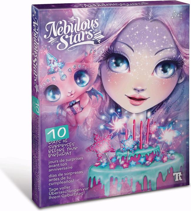 Actual product image Nebulous Stars Birthday countdown calendar (Multilingual)