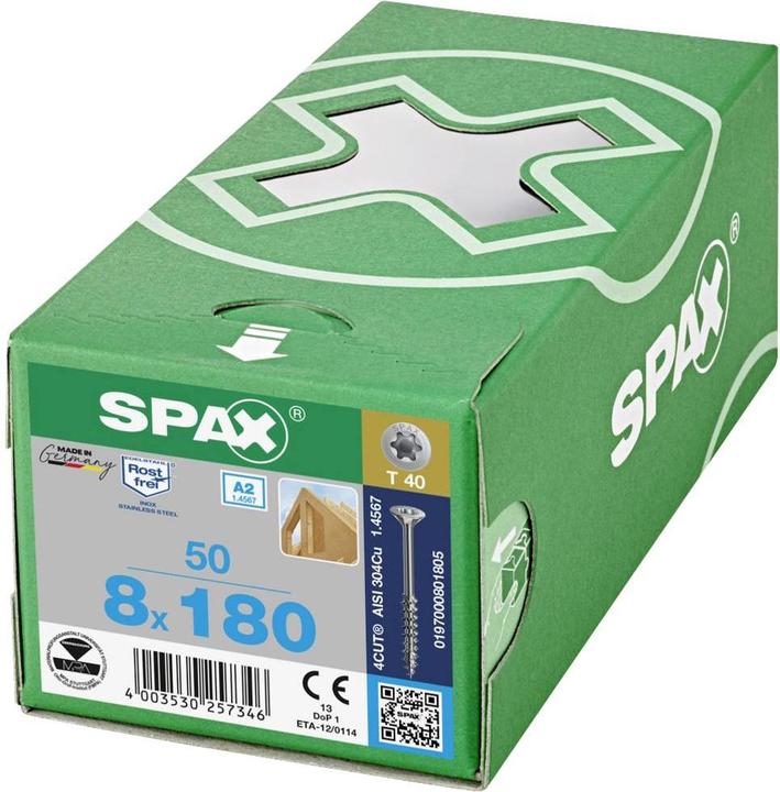 Productafbeelding Spax Houtbouwschroeven (50 Schroeven per stuk)