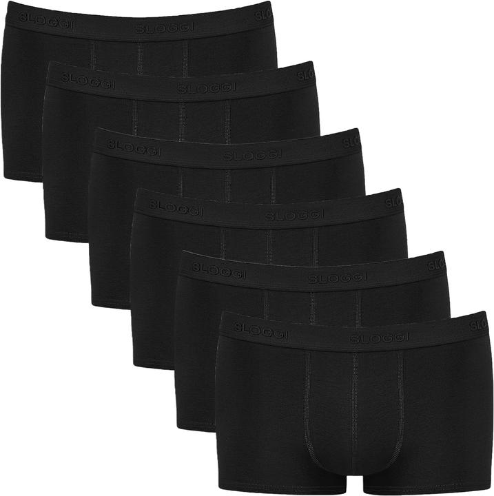 Produktbild Sloggi 6er Pack 24/7 Boxershorts - Hipster - Unterhose (L, 6er Pack)
