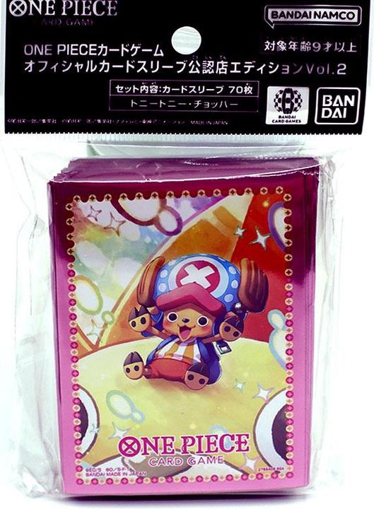 Immagine prodotto Bandai One Piece Card Game - Chopper Official Sleeves TCG + Stores Edition Vol.2 (70 Sleeves)