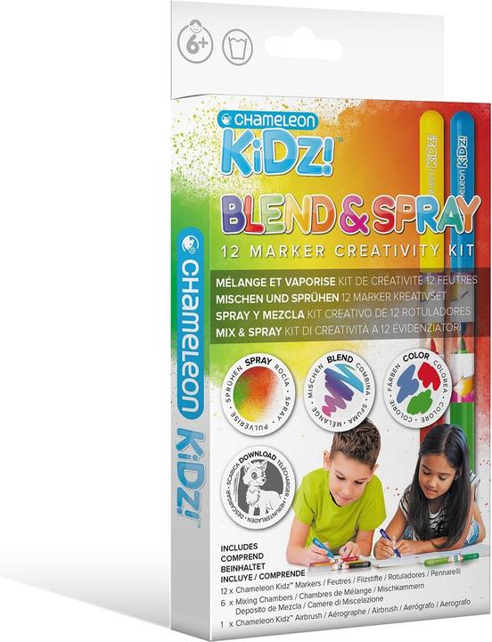 Produktbild Chameleon Airbrush Blend & Spray Set 12 Marker (Mehrfarbig, 12 x)