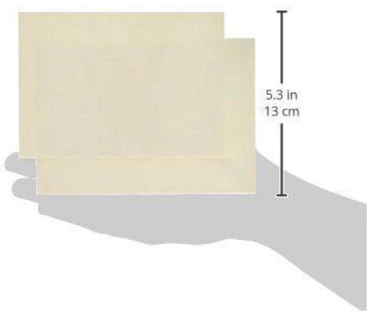 Image du produit Folia Cartes doubles rectangulaires 220 g/m2 (5 pcs)