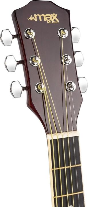 Image du produit Max Guitare western SoloJam Set Sunburst (Set de guitares acoustiques, Palissandre, Tilleul)