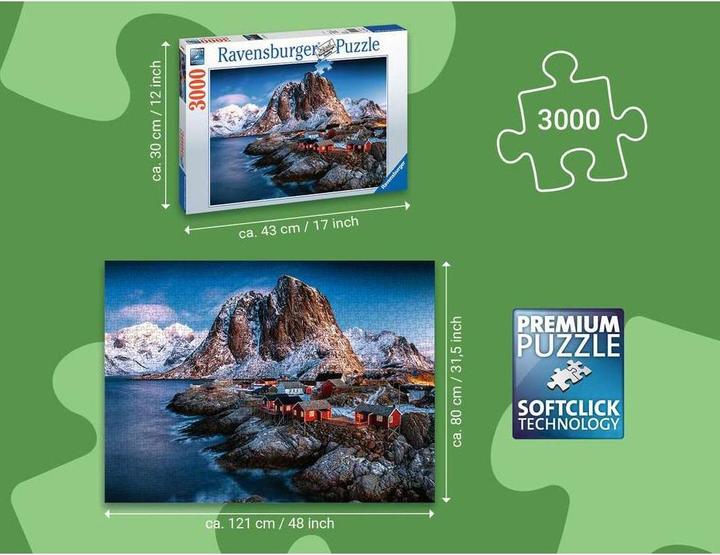 Image du produit Ravensburger Hamnoy, Lofoten (3000 pièces)
