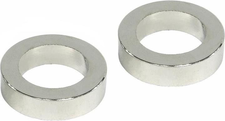 Aquatuning Distanzringe (2 Stück x 5mm) silver nickel