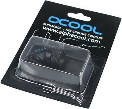 Alphacool HF Adattatore angolare 90° ruotabile da G1/4 ET a G1/4 IT Deep Bla