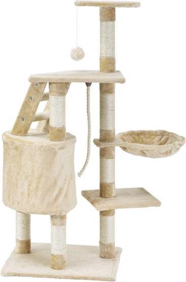 Produktbild Juskys Sams Pet Kratzbaum Buffy (118 cm, Beige)