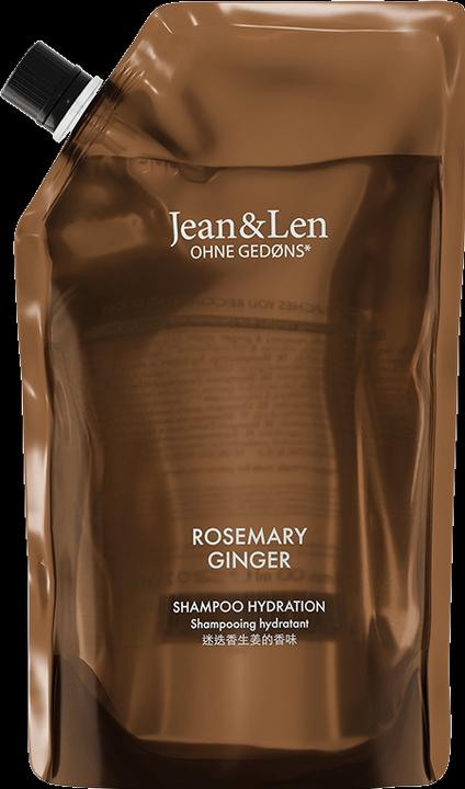 Jean & Len Shampoo Rosemary/Ginger Refill, 600 ml (600 ml, Shampoing liquide)