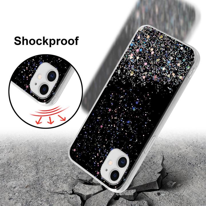 Actual product image Cadorabo TPU cover sparkling glitter (Apple iPhone 11 Pro)