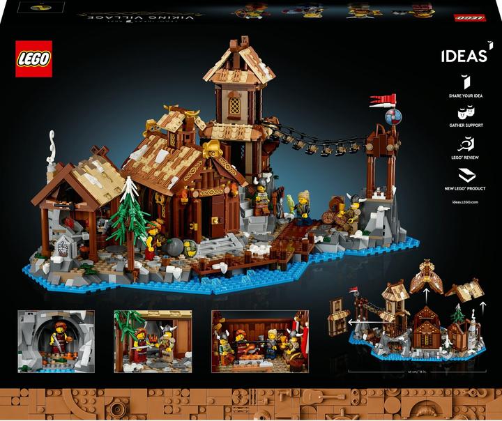 Image du produit LEGO Ideas Village viking (21343, LEGO Ideas, LEGO difficiles à trouver)