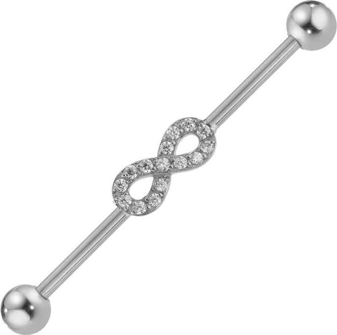 Immagine prodotto Bijouteria Industrial piercing (Acciaio chirurgico 316L, Zirconia)