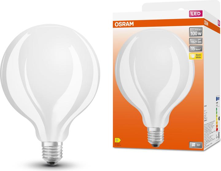 Actual product image Osram Star Classic Globe (E27, 11 W, 1521 lm, 1 x, D)