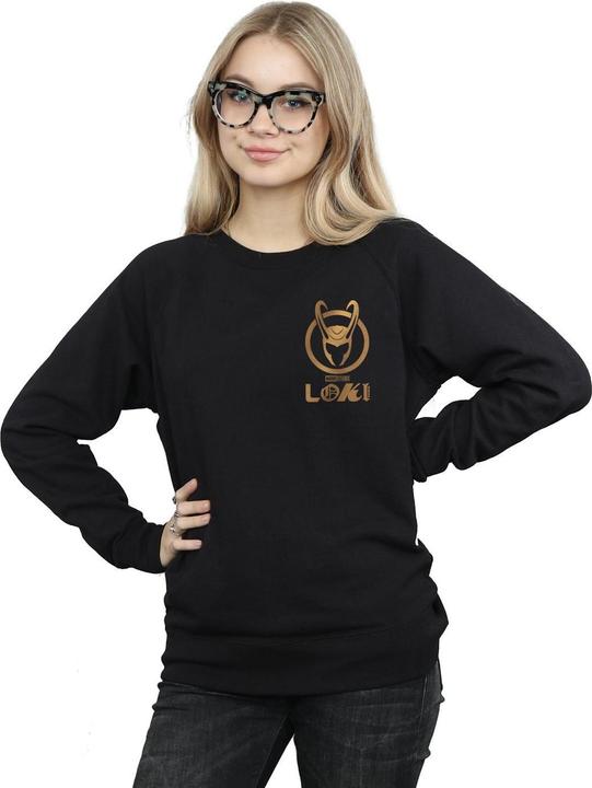 Produktbild Loki Horn Logo Faux Pocket Sweatshirt (M)