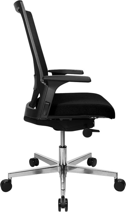 Actual product image Topstar Office chair T300, synchronous mechanism, with armrests, mesh back lumbar support, contoured seat