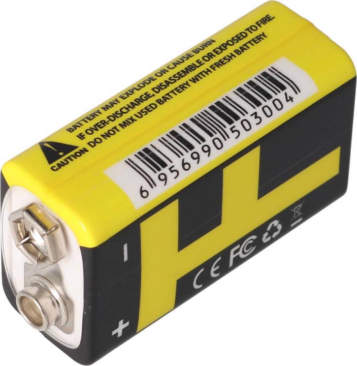 Immagine prodotto Trustfire Blocco da 9V con funzione di ricarica USB (1 pz., 9V Block, 550 mAh)
