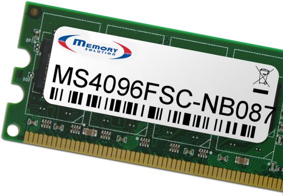 Actual product image Memorysolution DDR3 (Fujitsu LIFEBOOK S751, 1 x 4GB)