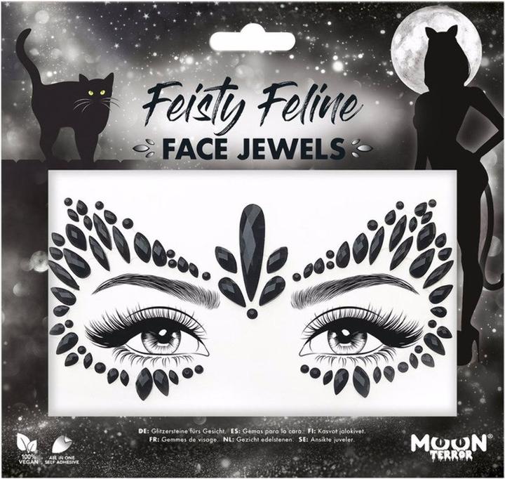 Produktbild Smiffys Face Jewels - Feisty Feline