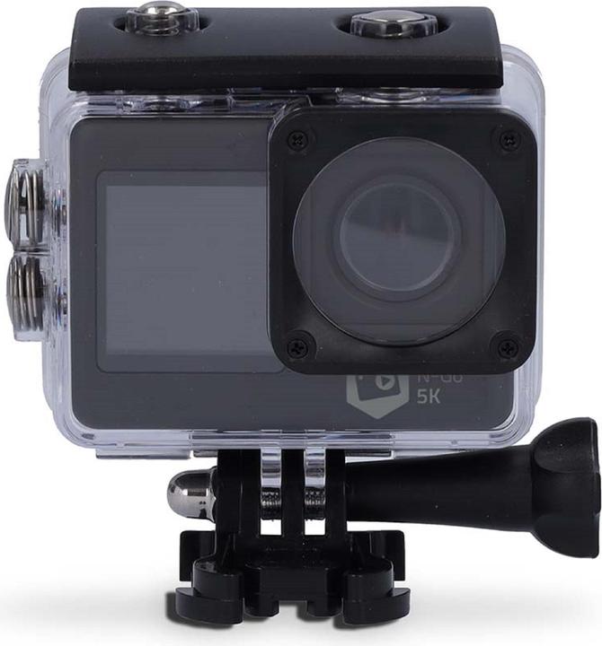 Nedis Action Cam | Dubbel scherm | 5K@30fps | 16 MPixel | Waterdicht tot: 30,00 m | 80 min | Wi (30p, WiFi)