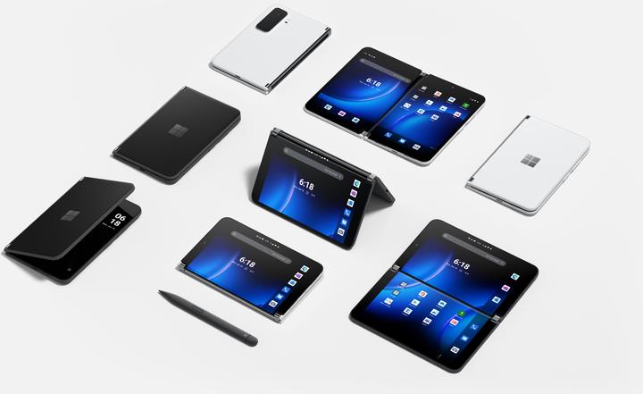 Actual product image Microsoft Surface Duo 2 B2B (128 GB, Obsidian, 8.30", SIM + eSIM, 12 Mpx, 5G)