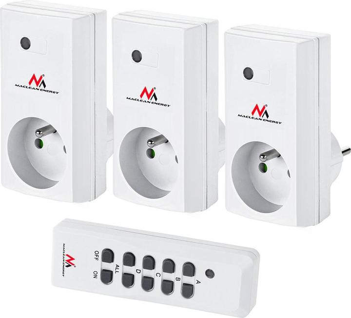 Actual product image Maclean MCE153 MCE153 remote control sockets indoor 3 pcs.