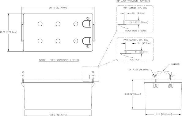 Actual product image Lifeline GPL-8DL (12 V, 255 Ah)