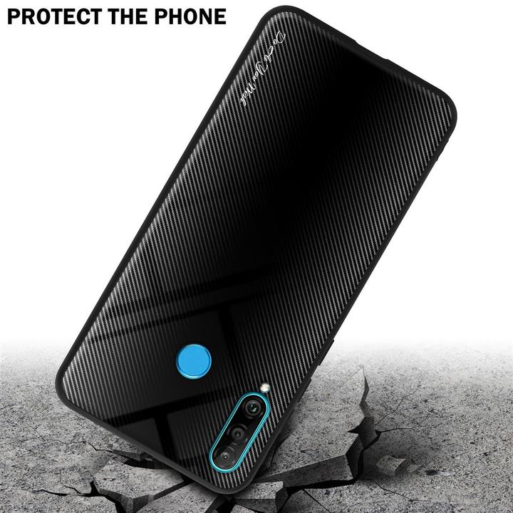 Immagine prodotto Cadorabo Copertura di vetro a strisce in TPU (Huawei P30 Lite)