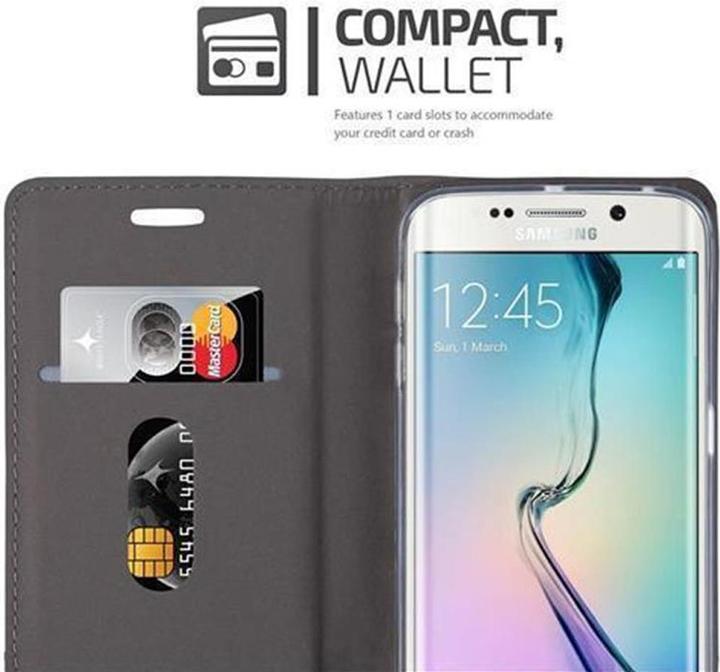 Actual product image Cadorabo Book Jeans Optics Cover (Samsung Galaxy S6 Edge)