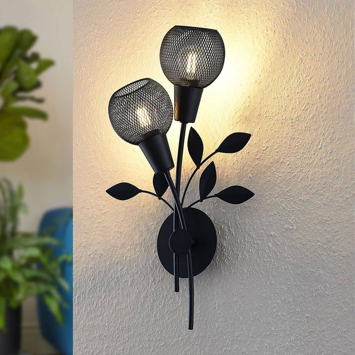 Produktbild Lindby Kanye Florentiner-Wandlampe, zweiflammig (E14)