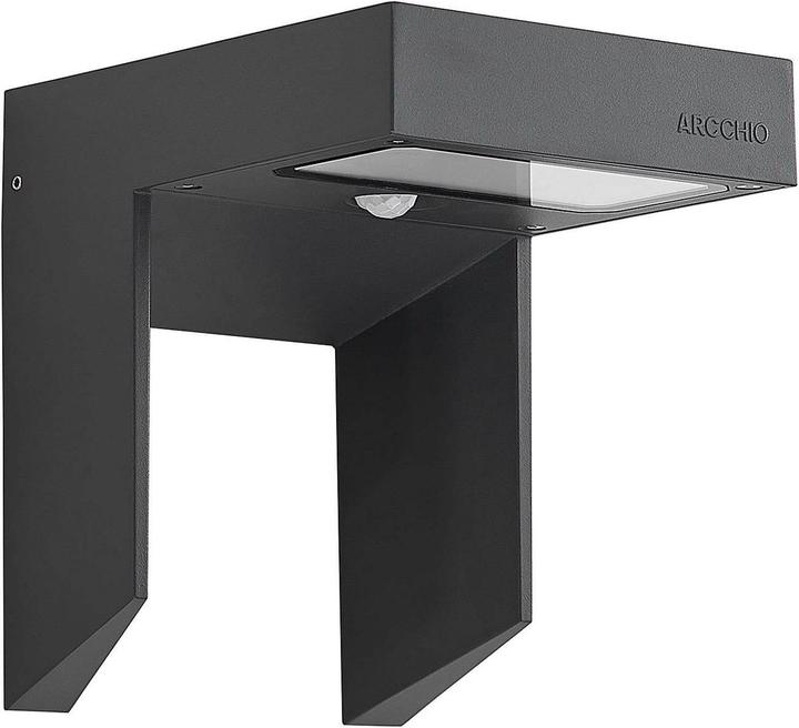 Produktbild Arcchio Dynorma LED-Aussenwandlampe mit Sensor (1150 lm, IP54)