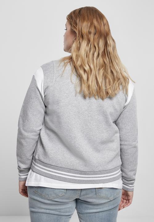 Produktbild Urban Classics Ladies Organic Inset College Sweat Jacket (L)