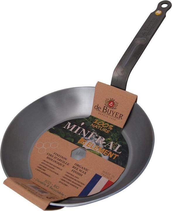 Immagine prodotto de Buyer Elemento minerale B (32 cm, Padella per friggere, Acciaio, Ferro)