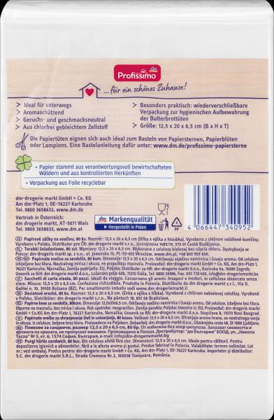 Produktbild dm Profissimo Butterbrottüten (1 x)